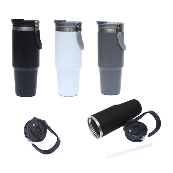 Katlanır Kulplu Çelik Termos 888 ml