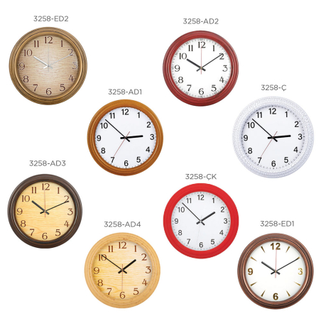 Plastik Duvar Saati Ø 350 mm