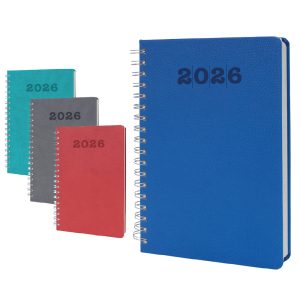 Termoderi Kapaklı Spiralli Ajanda